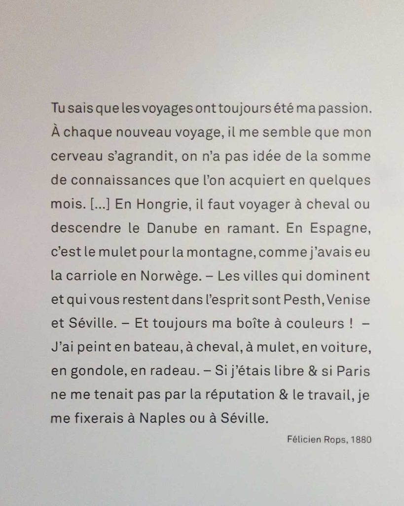 les voyages selon felicien rops