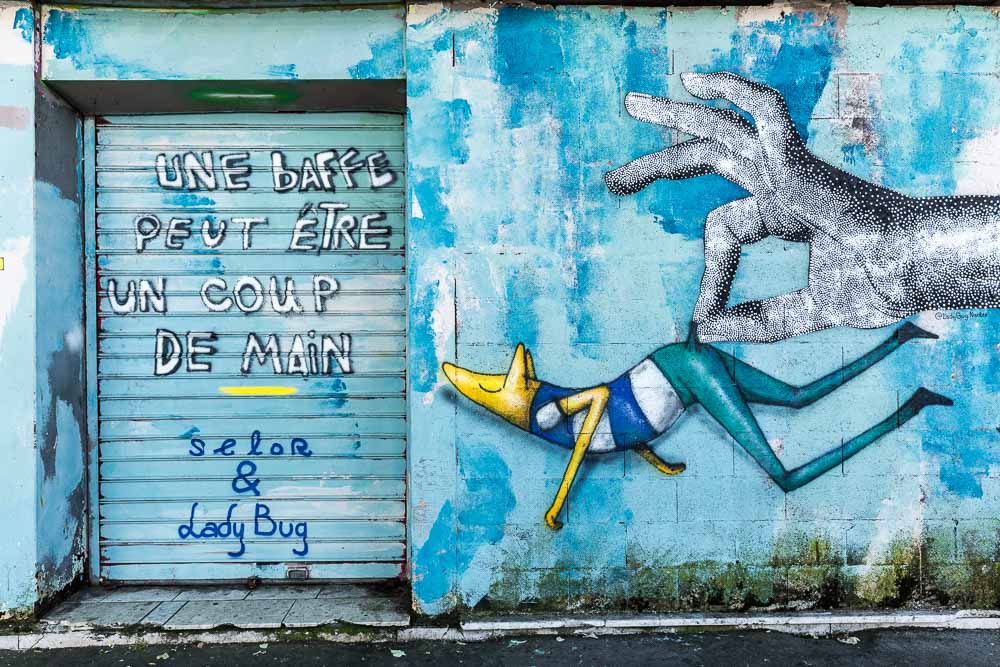 street art Selor Lady Bug Bordeaux