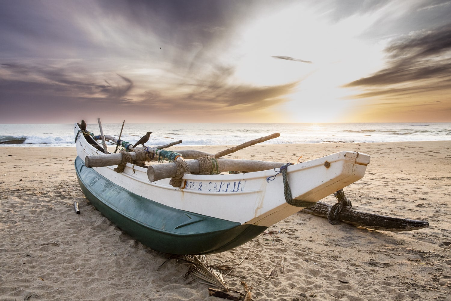 Bateau de pêche arugam bay