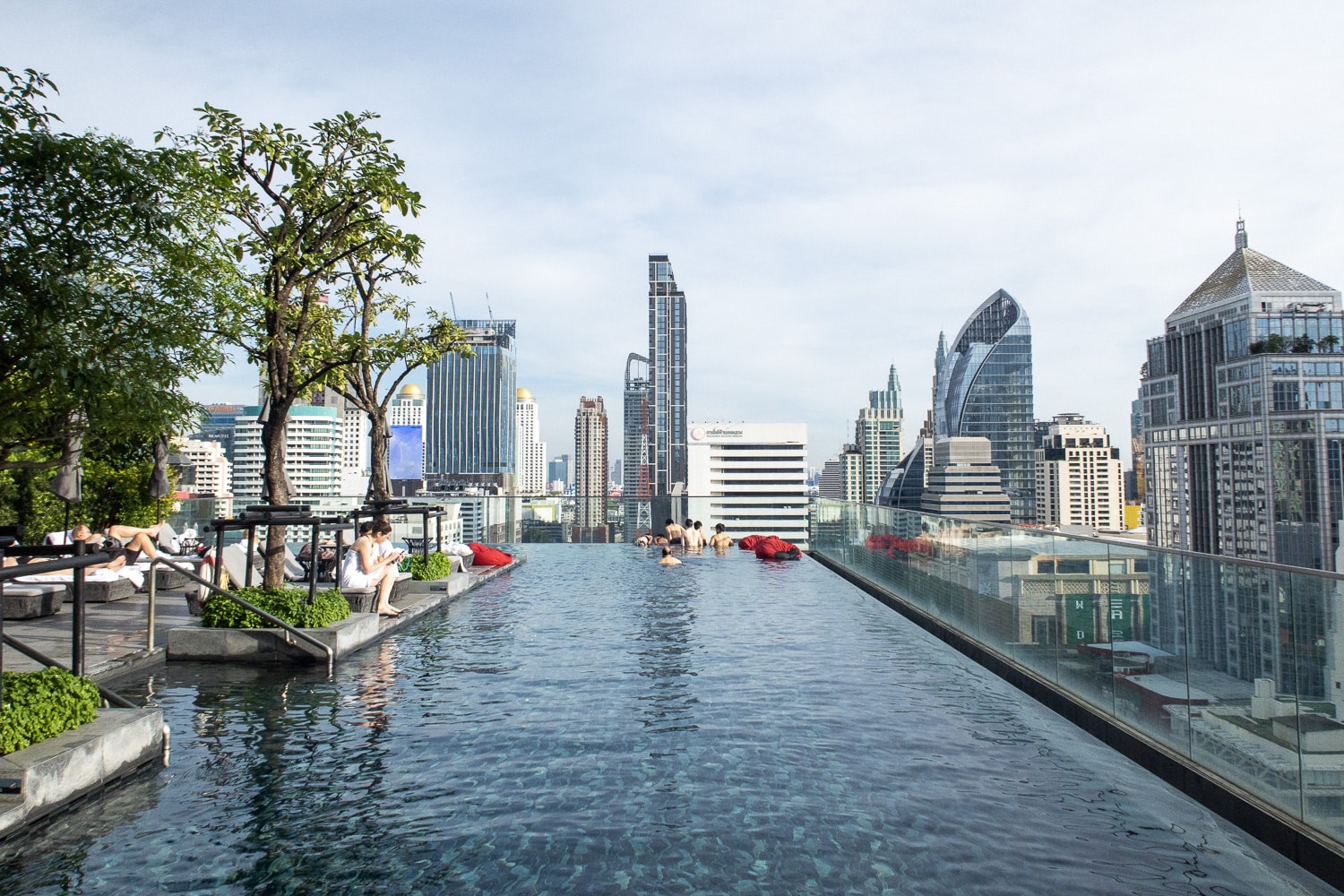 Piscine d'hôtel à Bangkok