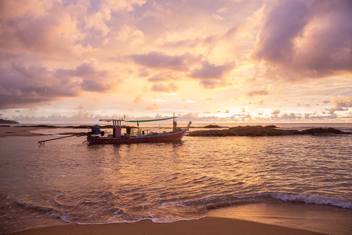 Coucher de soleil Khao Lak