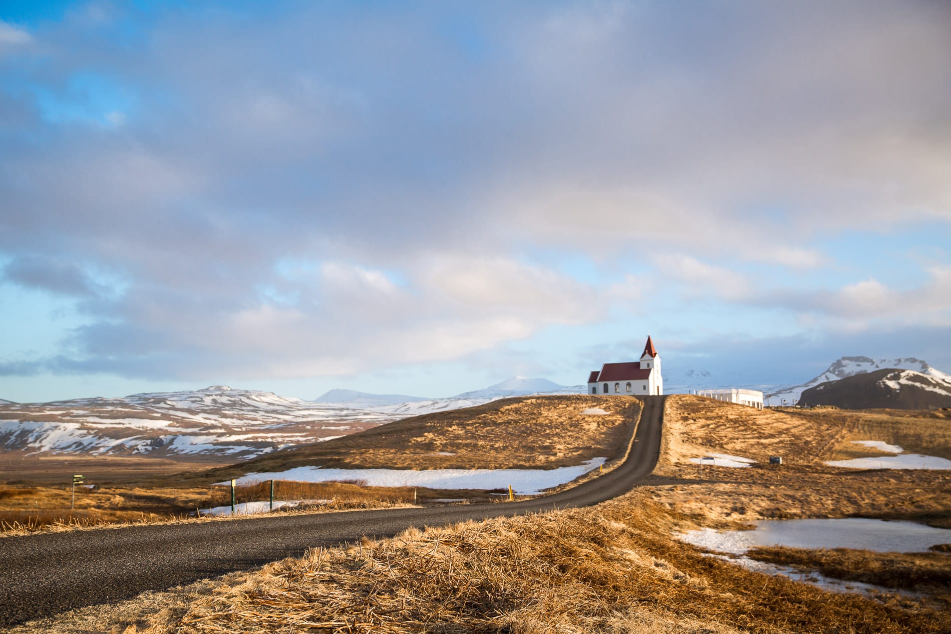 Eglise sur la péninsule de snefellsnes en Islande