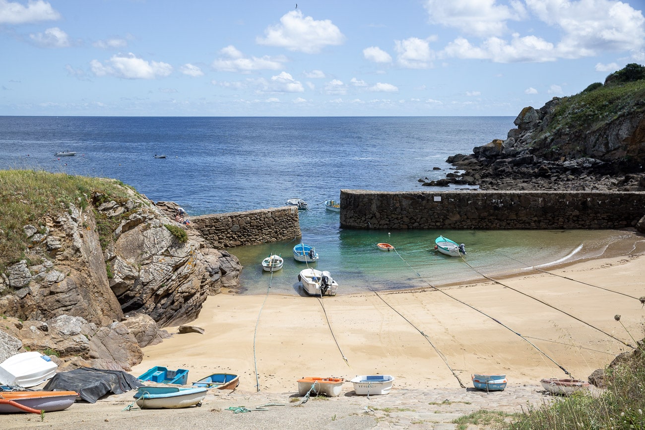port pittoresque à l'ile d'Yeu