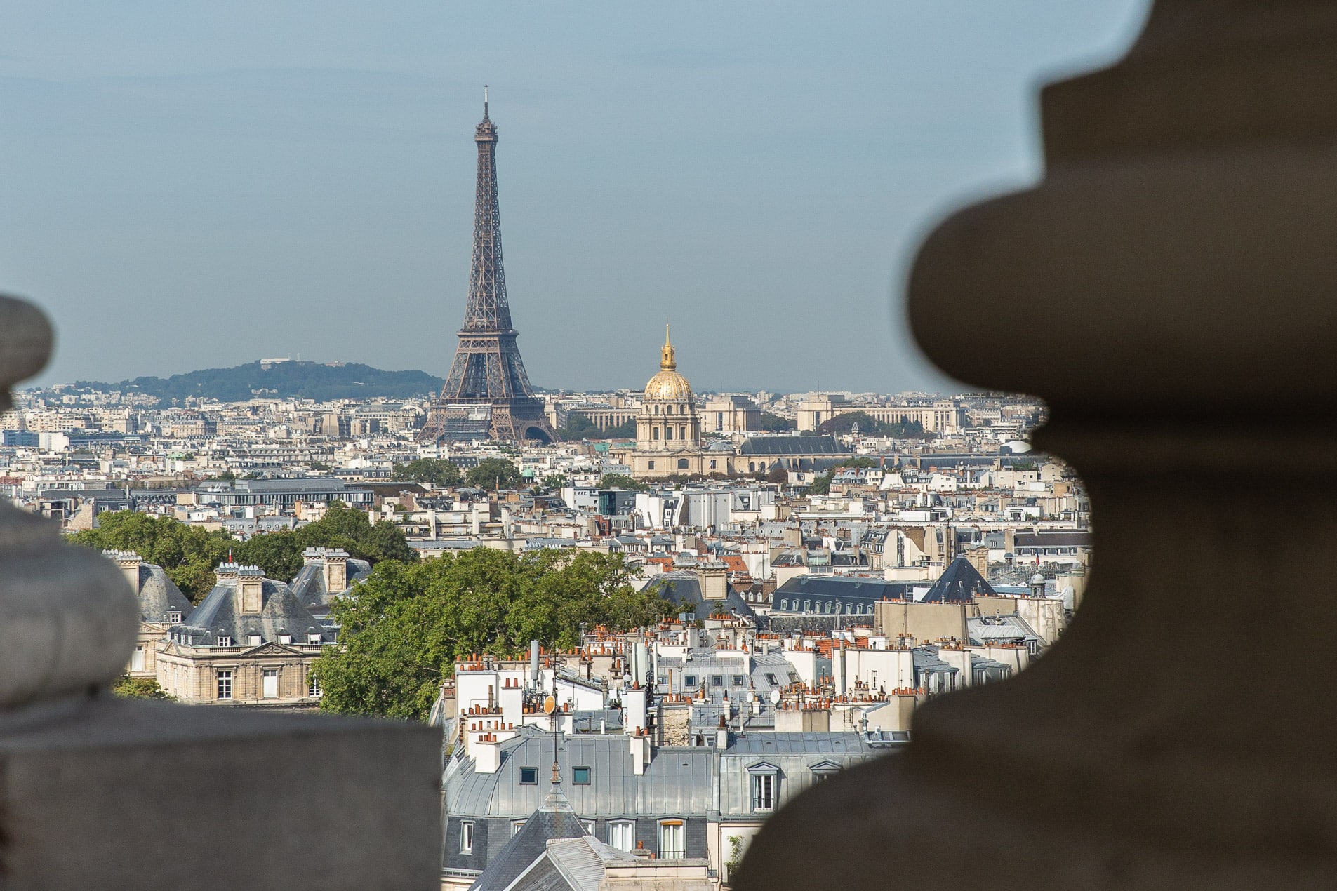 La tour Eiffel depuis le Panthéon