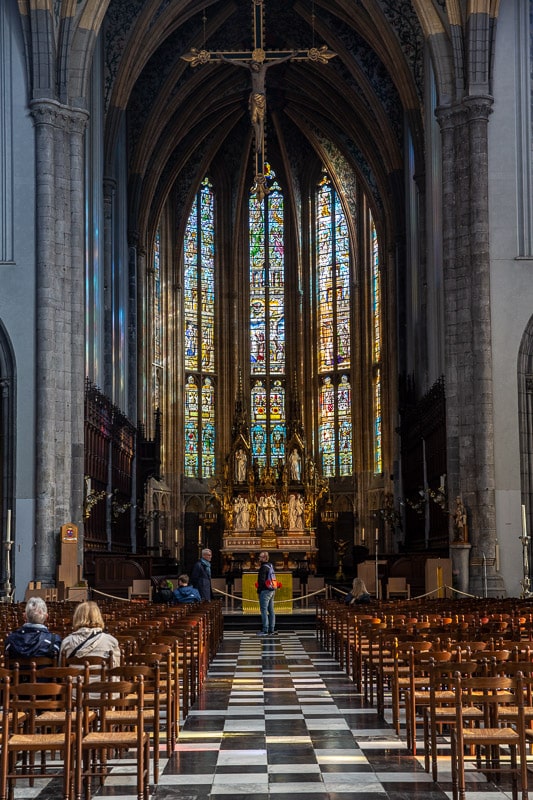 Intérieur de la cathédrale Saint-Paul e Liège