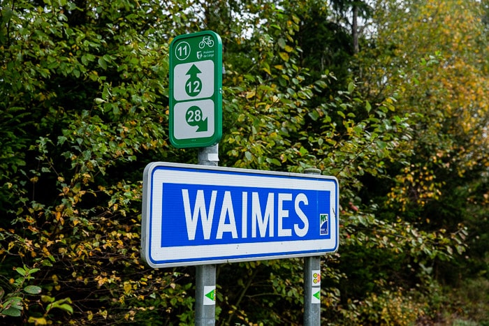 le système de point noeud permet de retourver sa route dans les chemins de cyclotourisme en wallonie