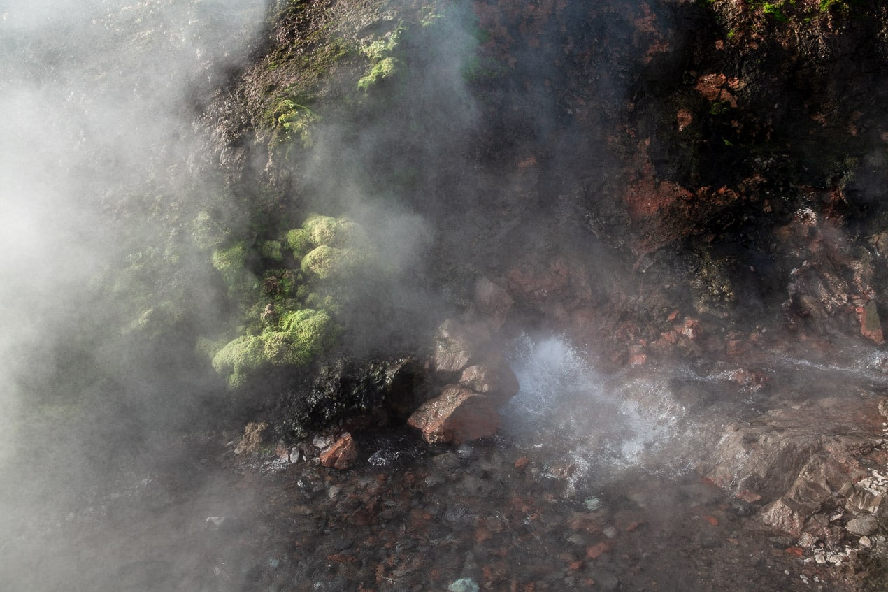 source d'eau chaude du cercle d'argent en islande