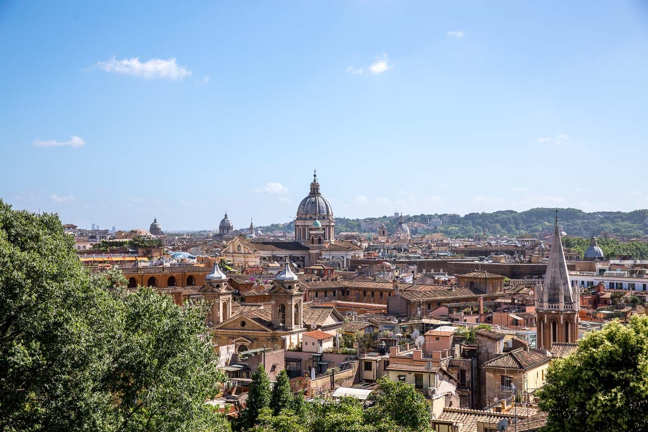 vue sur les toits de Rome