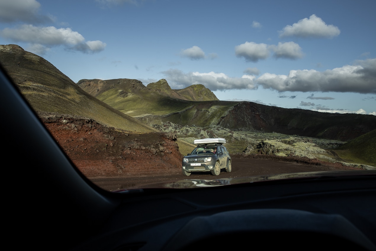 4x4 dans les hautes terres islandaise