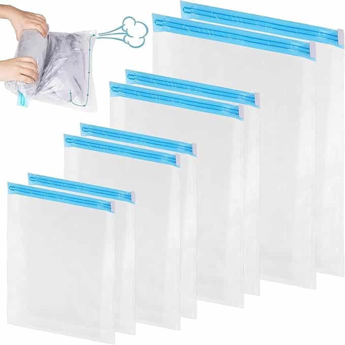 sac de compression utiles pour compresser ses vêtements dans une valise