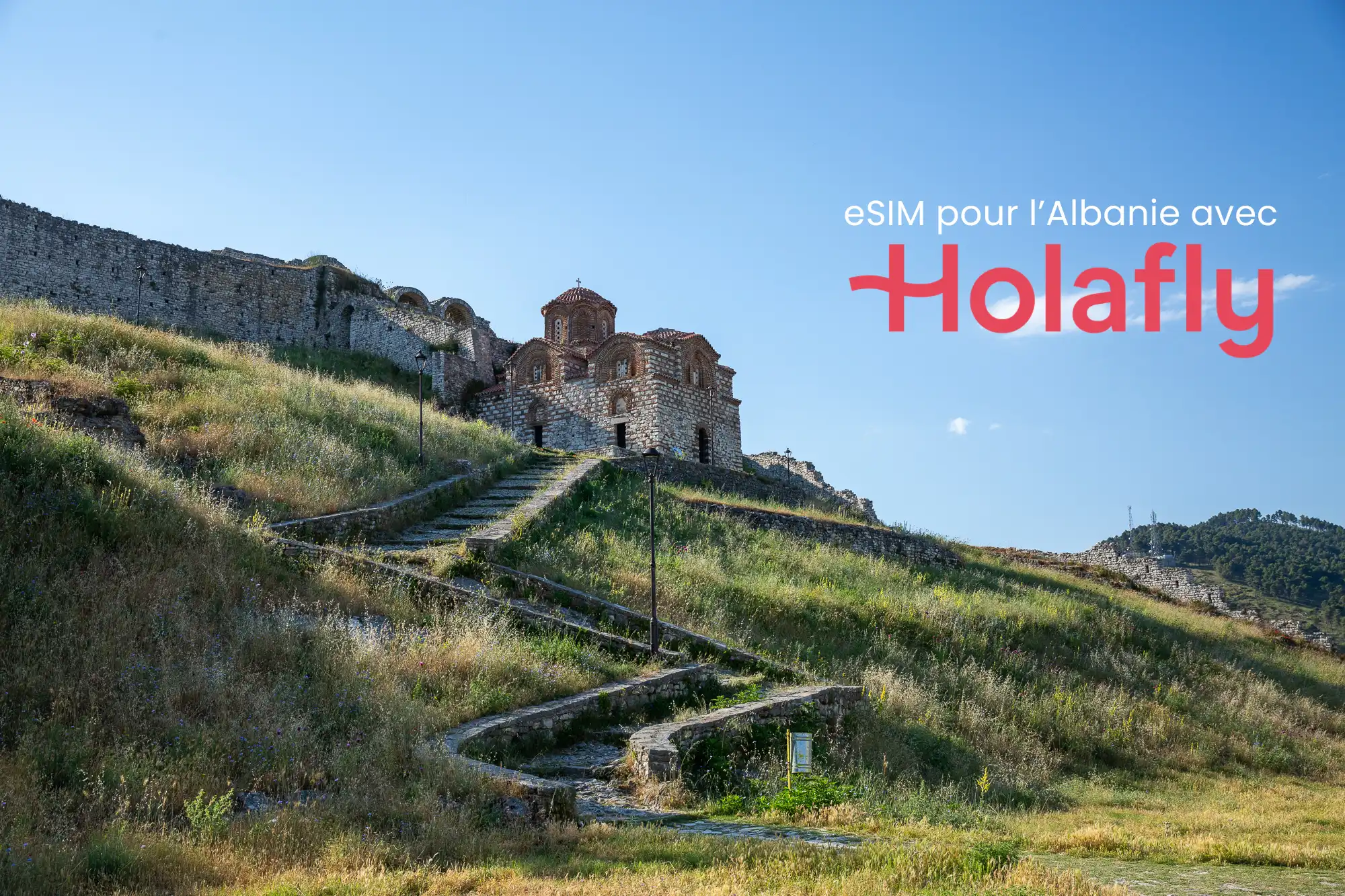 Trouve son eSIM Holafly pour l'Albanie