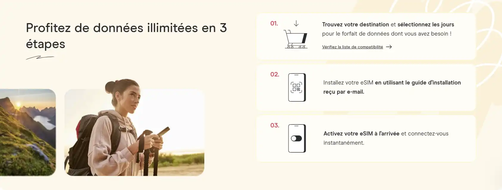 Guide en 3 étapes pour installer une eSIM Holafly